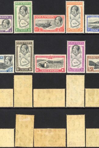 Ascension SG21/30 1934 Set of 10 M/M Cat 120 pounds