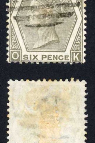 Malta SGZ63 6d Grey plate 12 Cat 75 pounds