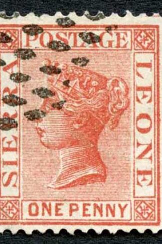 Sierra Leone 1d Rose-red Forgery