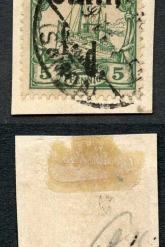 Samoa SG102c 1/2d on 5pf Comma after I (experzied on reverse) Cat 180 pounds