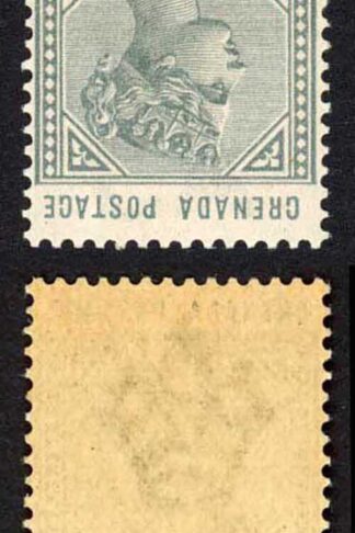 Grenada SG33a 4d Wmk Crown CA Tete-Beche Pair M/M Cat 35 pounds