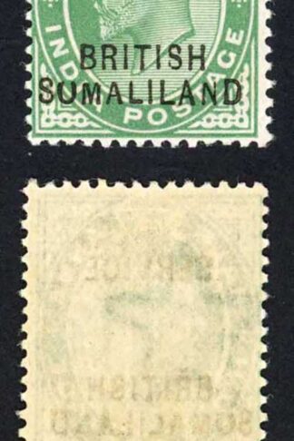 Somaliland SGO6c KEVII 1/2a Variety SUMALILAND Fresh M/M Cat 120 pounds