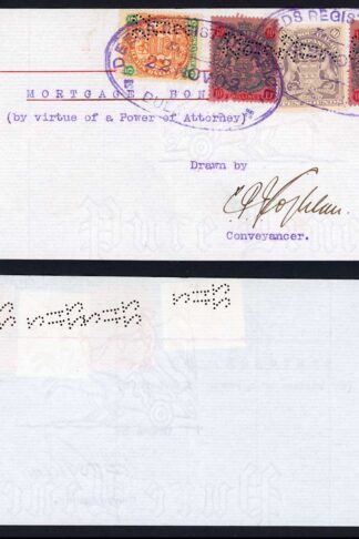 Rhodesia SG93 Ten Pound Lilac plus 5/- and 10/- x 2