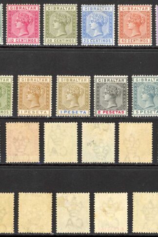 Gibraltar SG22/33 Only 1 x 20c But Both 1p M/M