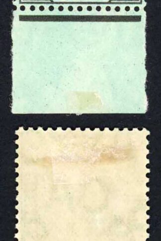Leeward Is SG54a 1/- Black/green on white back M/M Cat 90 pounds
