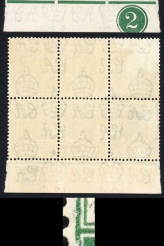 Leeward Is SG96b 1/2d Plate Block inc Variety SERRATED EDGE Cat 250+ pounds