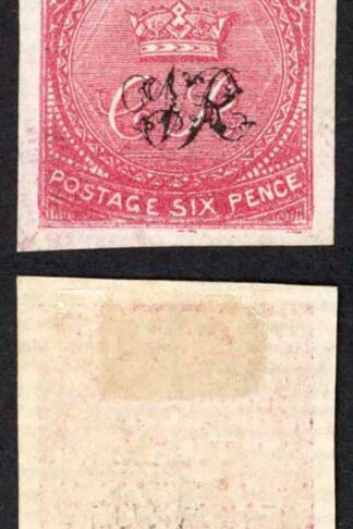 Fiji 1871 Printers Trial 6d on laid paper