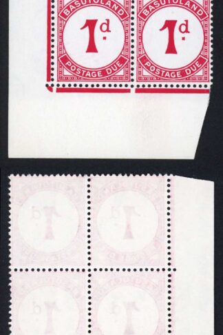 Basutoland SGD1aa Error St Edwards Crown U/M Cat 191++ pounds