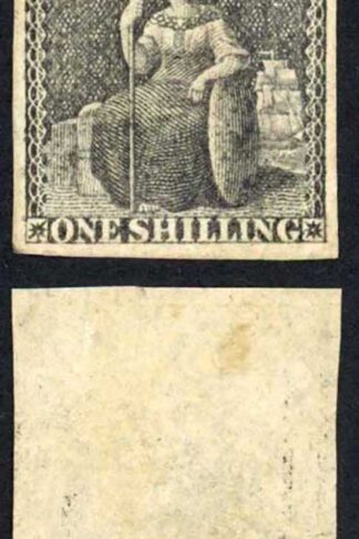 Barbados 1/- Black PROOF