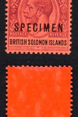 British Solomon Is SG38s KGV One Pound Opt SPECIMEN SUPERB M/Mint