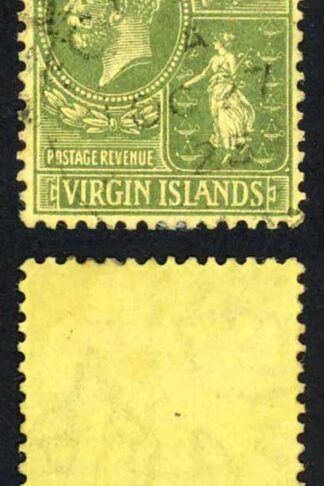 British Virgin Is SG101 5/- Cat 75 pounds