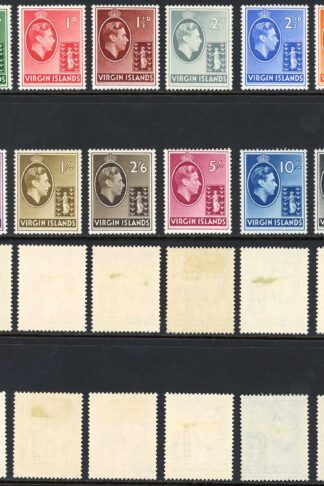 British Virgin Is SG110a/21 Set of 12 M/M Cat 75 pounds