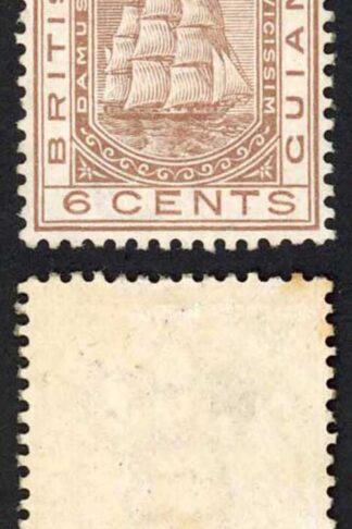 British Guiana SG129 6c wmk Crown CC M/M Cat 100 pounds