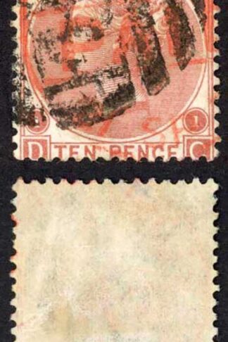 British Levant SG236 10d with F87 (Smyrna) Pmk Cat 170 pounds