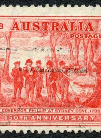 Australia SG193a 1937 2 1/2d Man with Tail Flaw (rounded corner) Cat 140 pounds