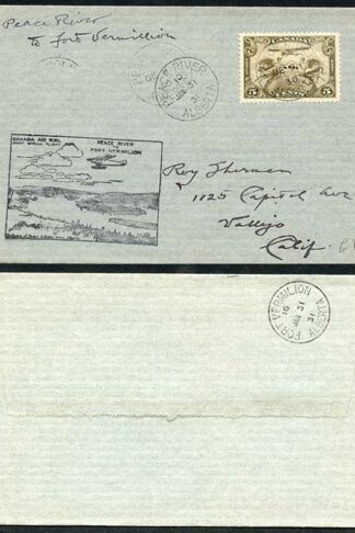 Canada 5c Air on First Flight Cover