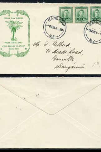 New Zealand 1938 FDC