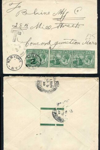 Trinidad and Tobago KGV post due cover