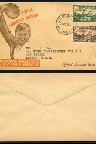 New Zealand 1946 Health FDC