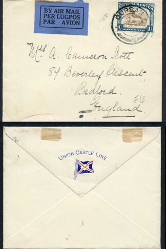 South Africa Airmail Cover