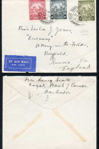 Barbados 1943 1/6 rate