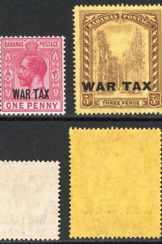 Bahamas SG96/99 Set of 4 opt War Tax M/M Cat 22 pounds