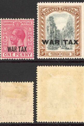 Bahamas SG96/99 Set opt War Tax M/M Cat 22 pounds