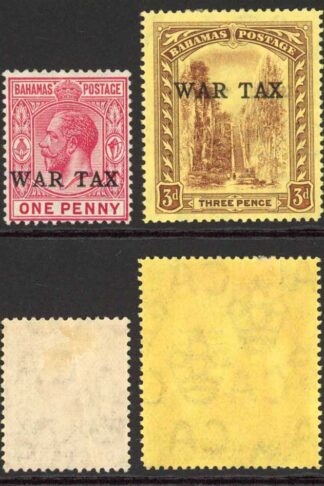 Bahamas SG91/95 Set of 4 opt War Tax M/M Cat 120 pounds