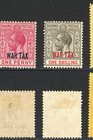 Bahamas SG96/99 Set of 4 opt War Tax M/M Cat 22 pounds