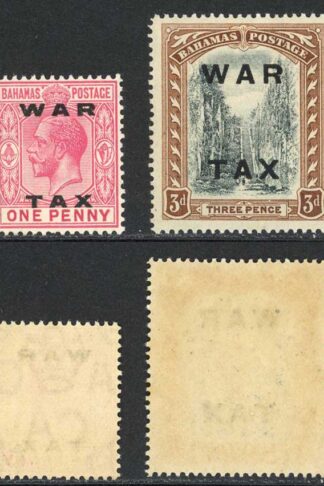 Bahamas SG102/5 Set opt War Tax M/M Cat 30 pounds