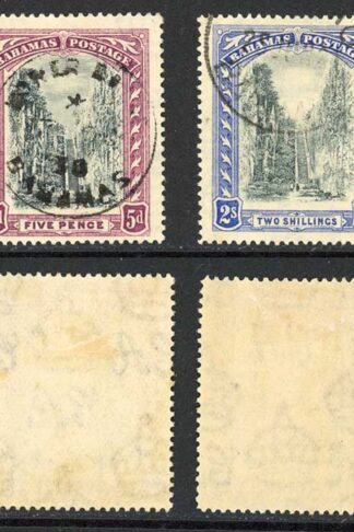 Bahamas SG111/4 Staircase Set wmk Script Cat 130 pounds