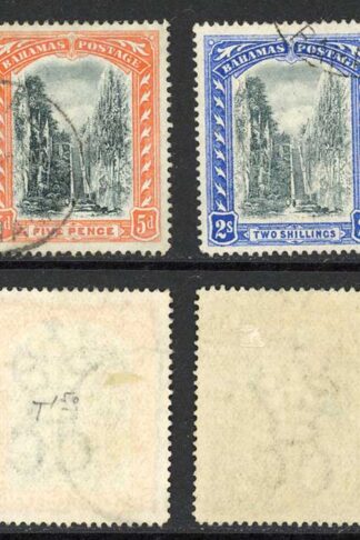 Bahamas SG58/61 Staircase Set wmk Crown CC Cat 160 pounds