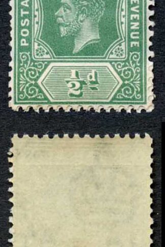 Leeward Is SG82 1/2d Die 1 wmk Mult Script Bottom Stamp coil join U/M Cat 50+ p