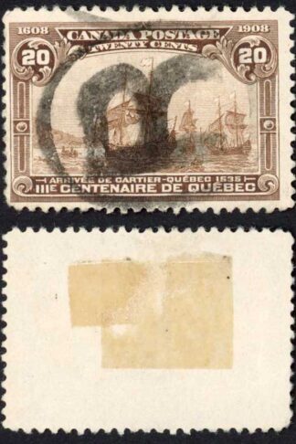 Canada SG195 20c Quebec Cat 130 pounds