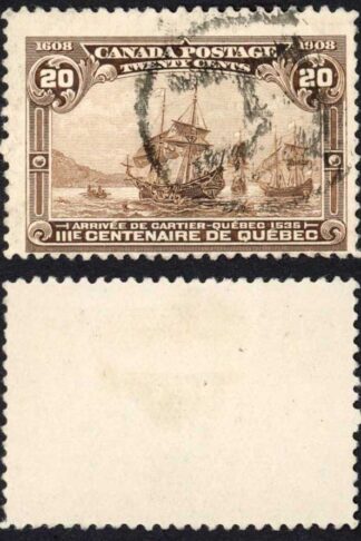 Canada SG195 20c Quebec Cat 130 pounds