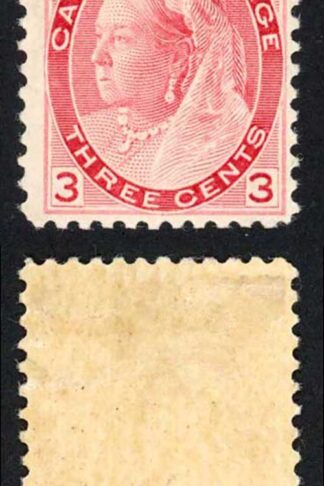 Canada SG172a 2c on 3c Carmine Surcharge Inverted Cat 350 pounds