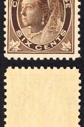 Canada SG147 6c Brown U/M (MNH) Unitrade 675 Canadian Dollars