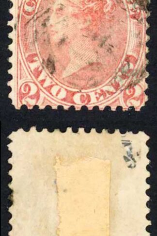 Canada SG44 2c rose-red Good used Cat 225 pounds
