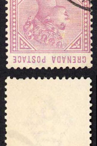 Grenada SG34a 6d Tete-beche Pair CDS used Cat 80 pounds