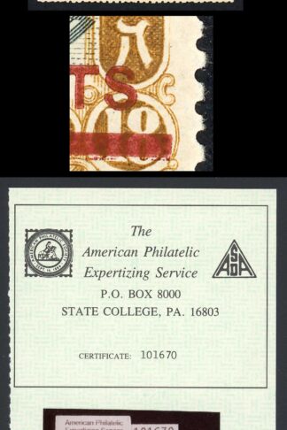 Straits Settlements SG146/a 4d on 18c No Stop after cents Part Gum Cat 428 Poun