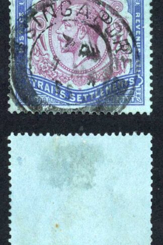 Straits Settlements SG213 25 Dollars Wmk Mult Crown CA Cat 650 Pounds