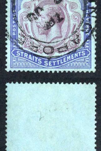 Straits Settlements SG240b 25 Dollars Wmk Mult Script CA Cat 200 Pounds