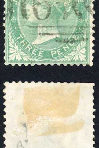 Jamaica SG3 3d Green Wmk Pineapple Cat 26 Pounds