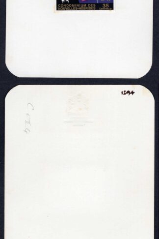 New Hebrides 1966 Churchill Unadopted 35c denomination IMPERF RARE