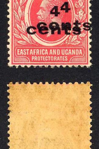 KUT SG64b 4c on 6c Opt Doubled U/M (toned gum) Cat 160 pounds