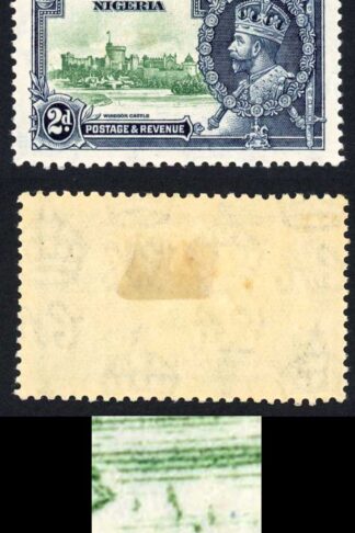 Nigeria SG31k 2d Silver jubilee variety Kite and Vertical log M/M (light toning