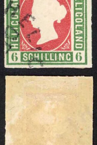 Heligoland SG4 6sch Fine used (Not sure about the postmark) Cat 325 if correct