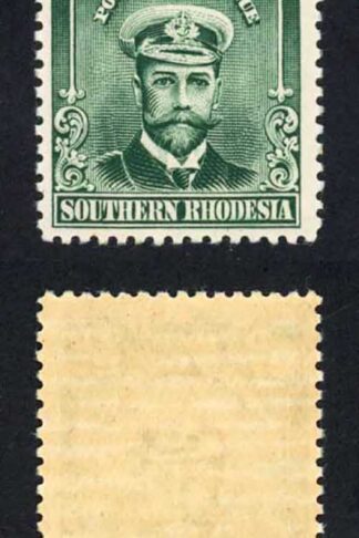 Southern Rhodesia SG1 1/2d Gutter pair with Lower stamp Imperf at top U/M
