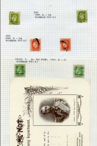New Zealand KGV Collection of 6 pages