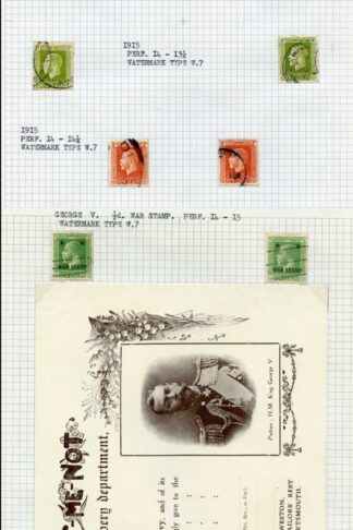 New Zealand KGV Collection of 6 pages